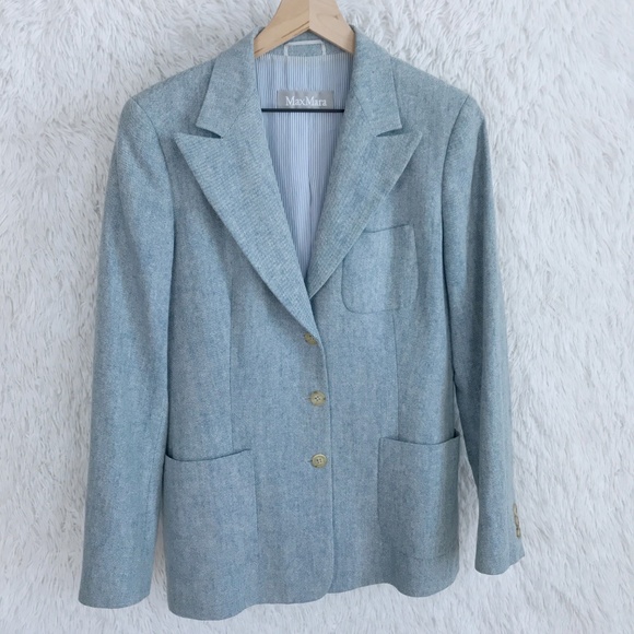 max mara blue jacket
